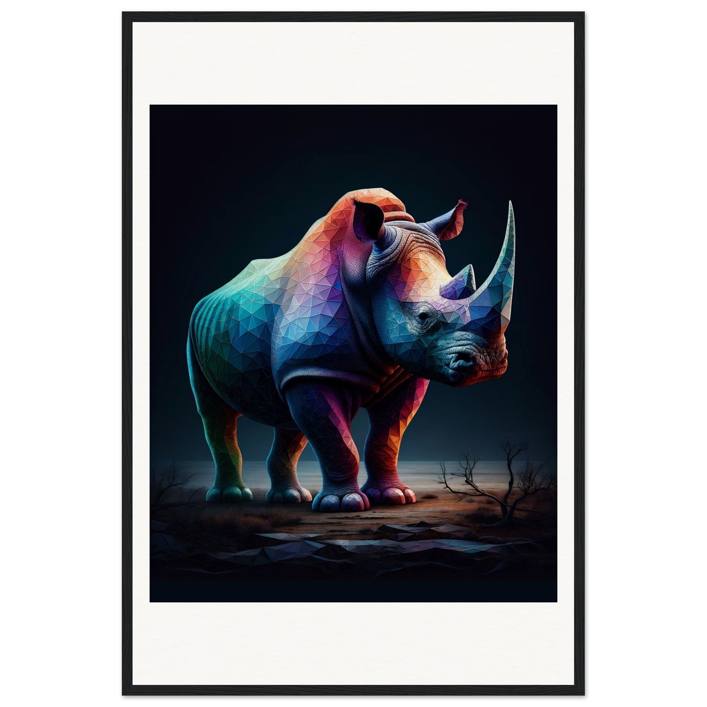 "Abstract Rhino 003"